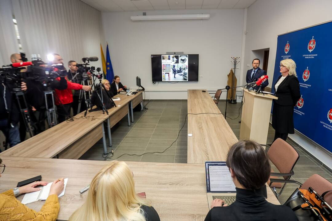 Spaudos konferencija dėl galimų Jurbarko politikės sūnų nusikaltimų