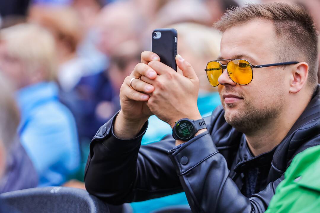 Kauno pilies papėdėje kauniečius subūrė operetė ir „Tautiška giesmė“