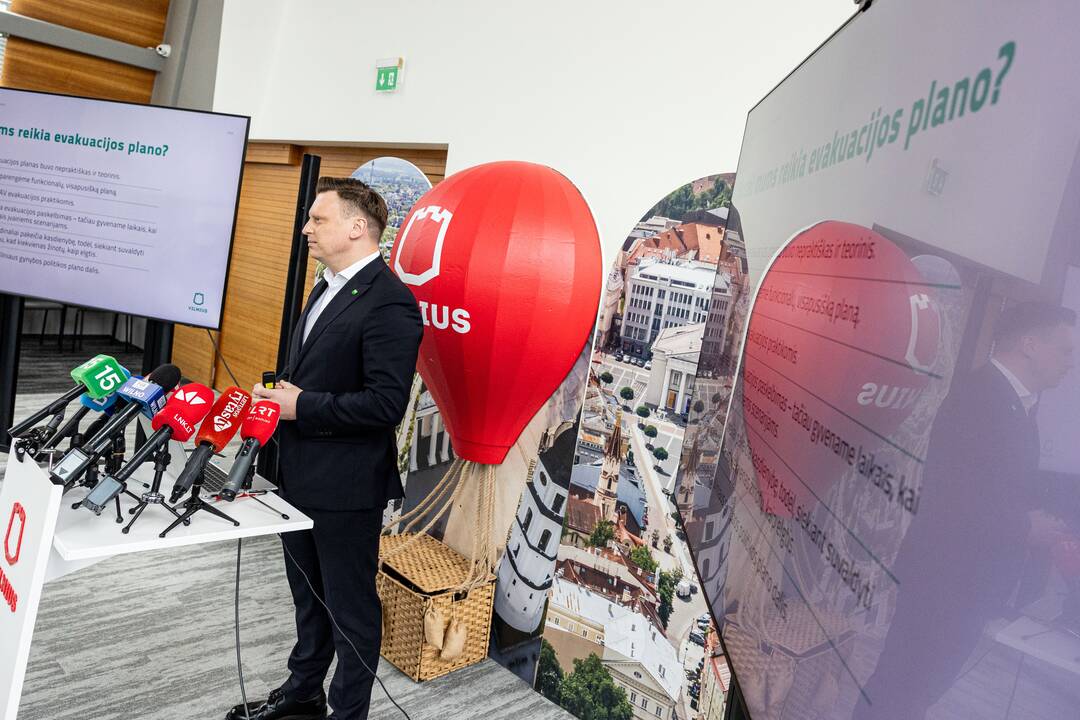 Pristatomas Vilniaus miesto gyventojų evakuacijos planas