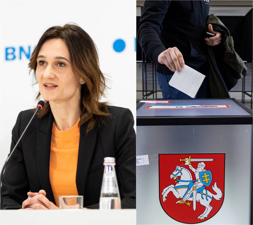 Seimo pirmininkė Viktorija Čmilytė-Nielsen.