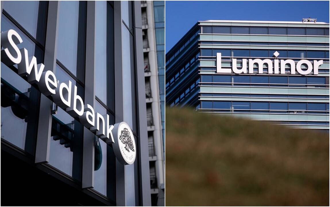 Sutriko „Luminor“ ir „Swedbank“ e. bankininkystės veikla