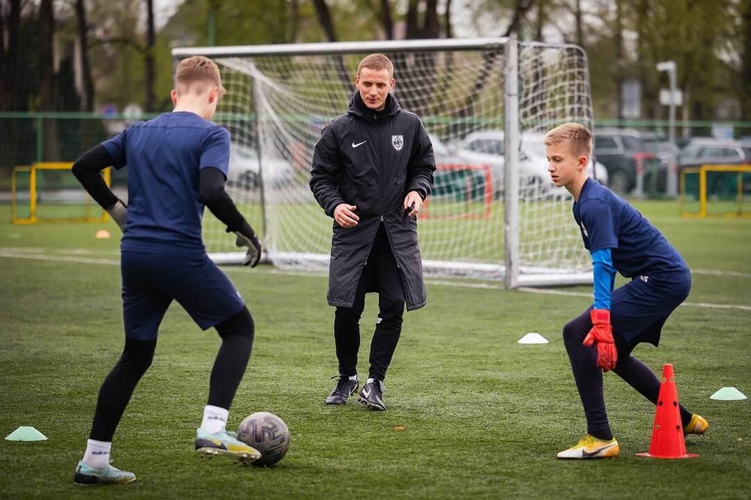 Galimybė: anot E. Stankevičiaus, didesnis NVŠ būtų svari paspirtis futbolo akademijoms. 