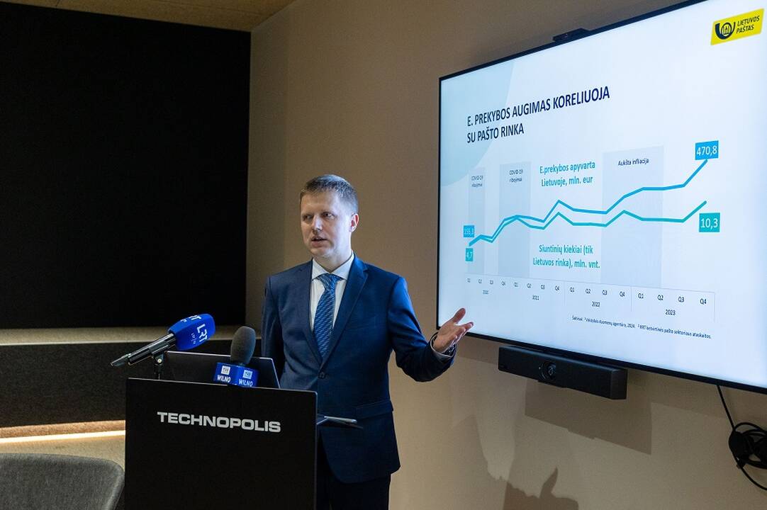 Lietuvos pašto pelnas 2023 m. siekė 5,1 mln. eurų