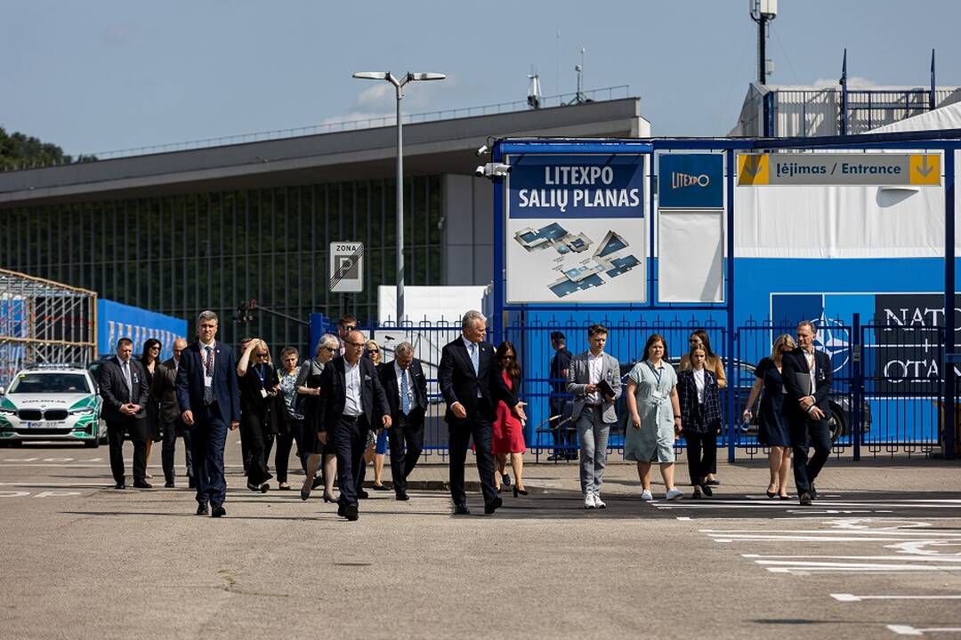 G. Nausėda apsilankė „Litexpo“ prieš NATO viršūnių susitikimą
