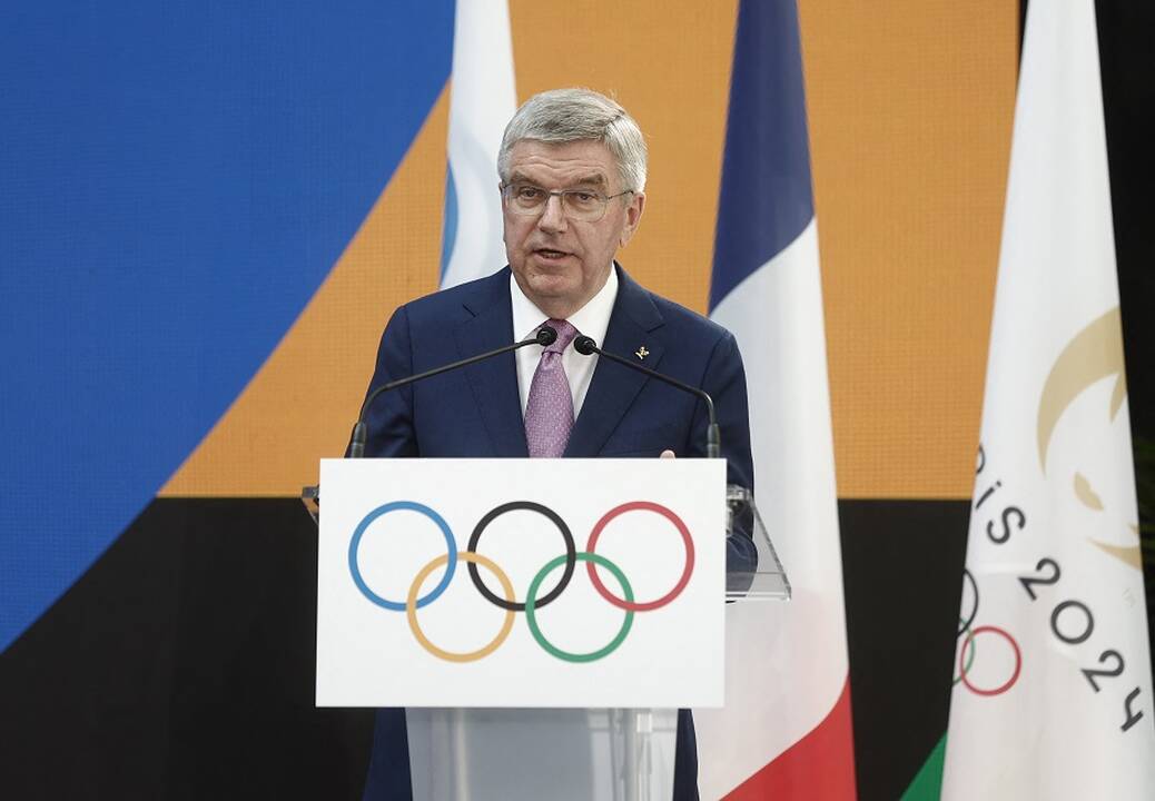 Tarptautinio olimpinio komiteto (TOK) prezidentas Thomas Bachas.