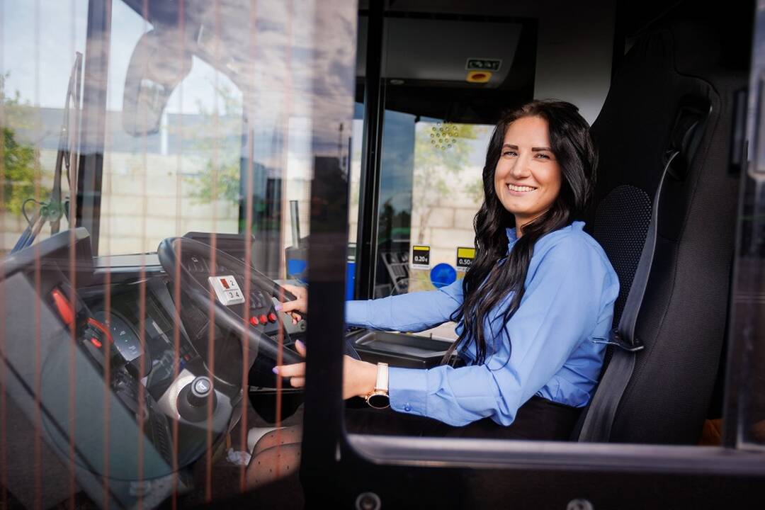 Ryžtas: R. Kramičius sako, kad nėra ko bijoti vairuoti autobusą, tiesiog reikia imti ir pabandyti.