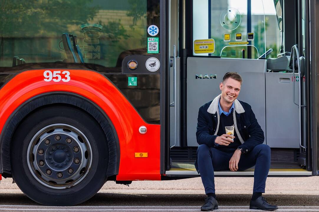 Ryžtas: R. Kramičius sako, kad nėra ko bijoti vairuoti autobusą, tiesiog reikia imti ir pabandyti.