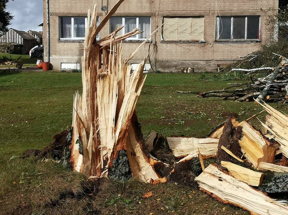 Klimato kaitos keliamos audros naikina turtą