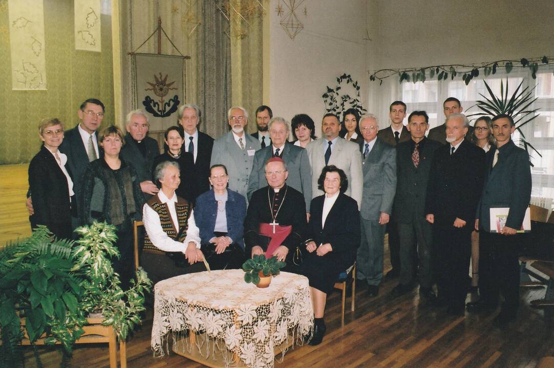 Prof. A. Radzevičius su kolega doc. Albertu Ruže.