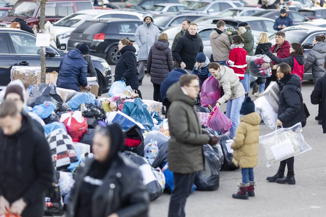 Vilniuje renkama parama nuo karo nukentėjusiems ukrainiečiams