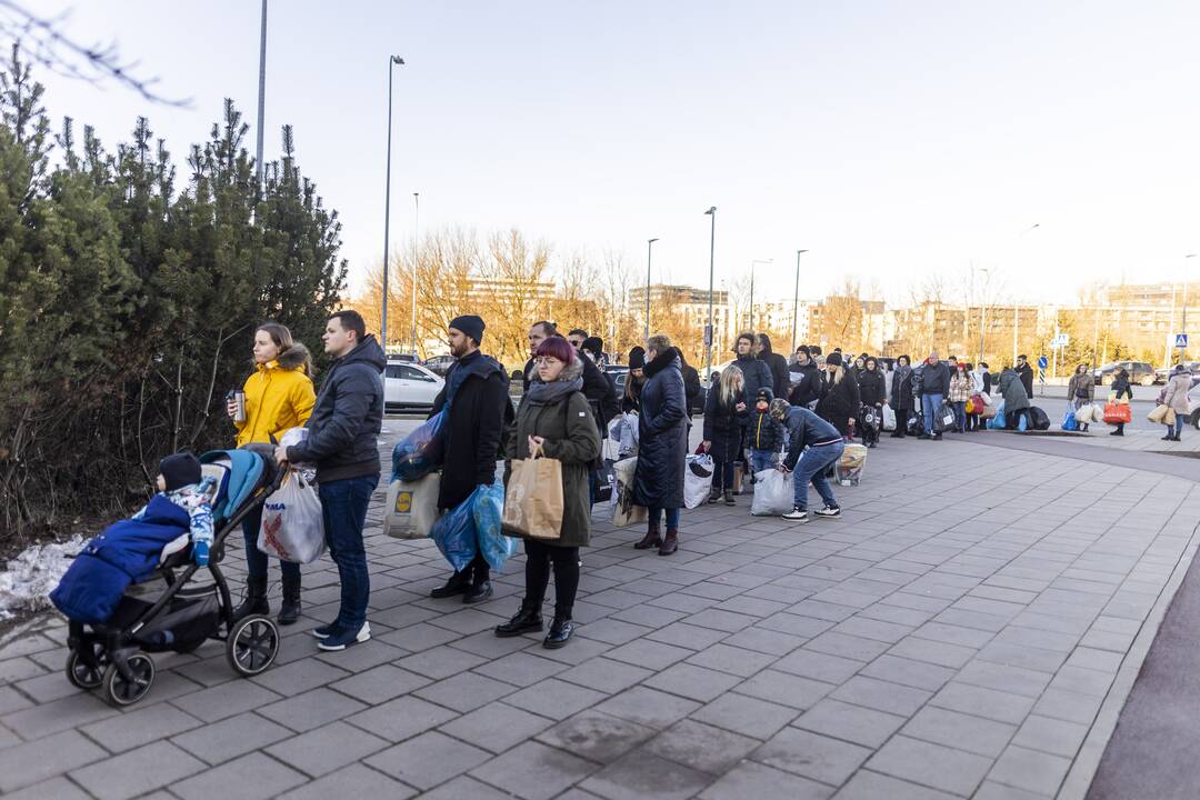 Vilniuje renkama parama nuo karo nukentėjusiems ukrainiečiams