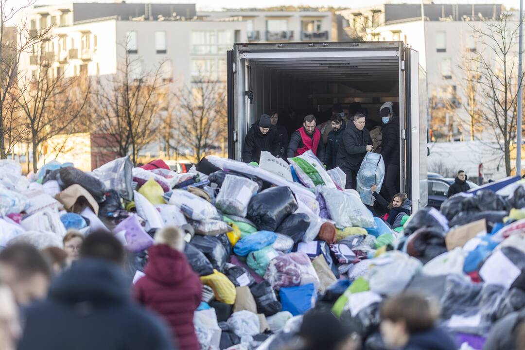 Vilniuje renkama parama nuo karo nukentėjusiems ukrainiečiams