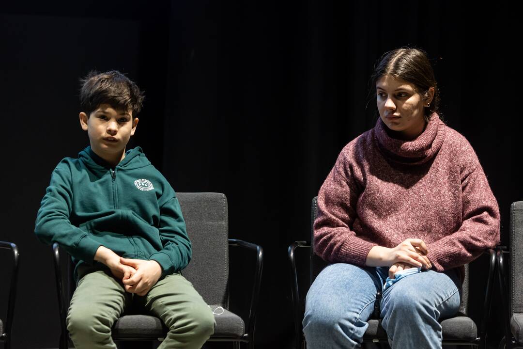 Dokumentinio filmo „Mėlyna kaip apelsinas žemė“ herojų konferencija