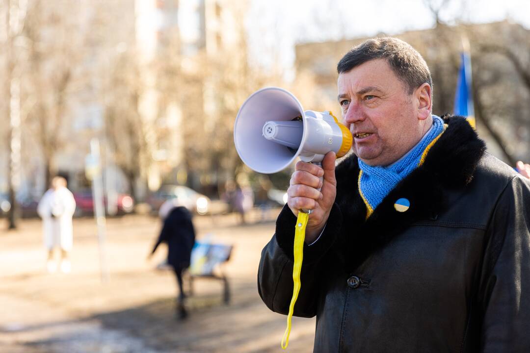  Protesto akcija prieš Rusijos sulaikytą Melitopolio merą