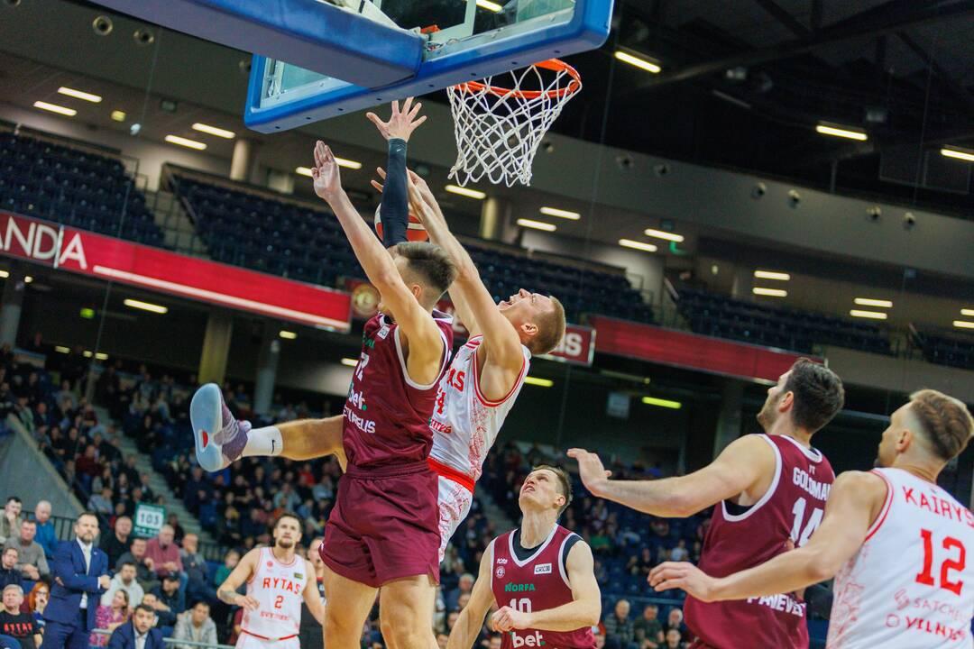 Lietuvos krepšinio lygos rungtynės: susitiko „7Bet-Lietkabelis“ ir „Rytas“