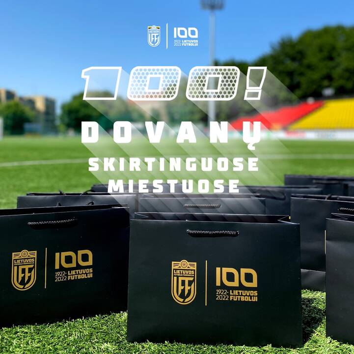Lietuvos futbolo šimtmečio proga – sirgaliams skirta akcija