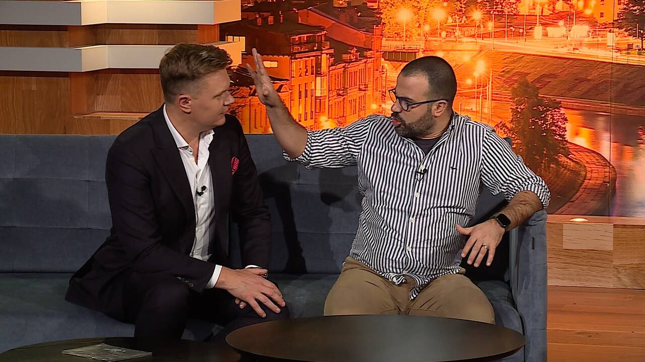 Iš kairės: Mindaugas Stasiulis ir Gian Luca Demarco