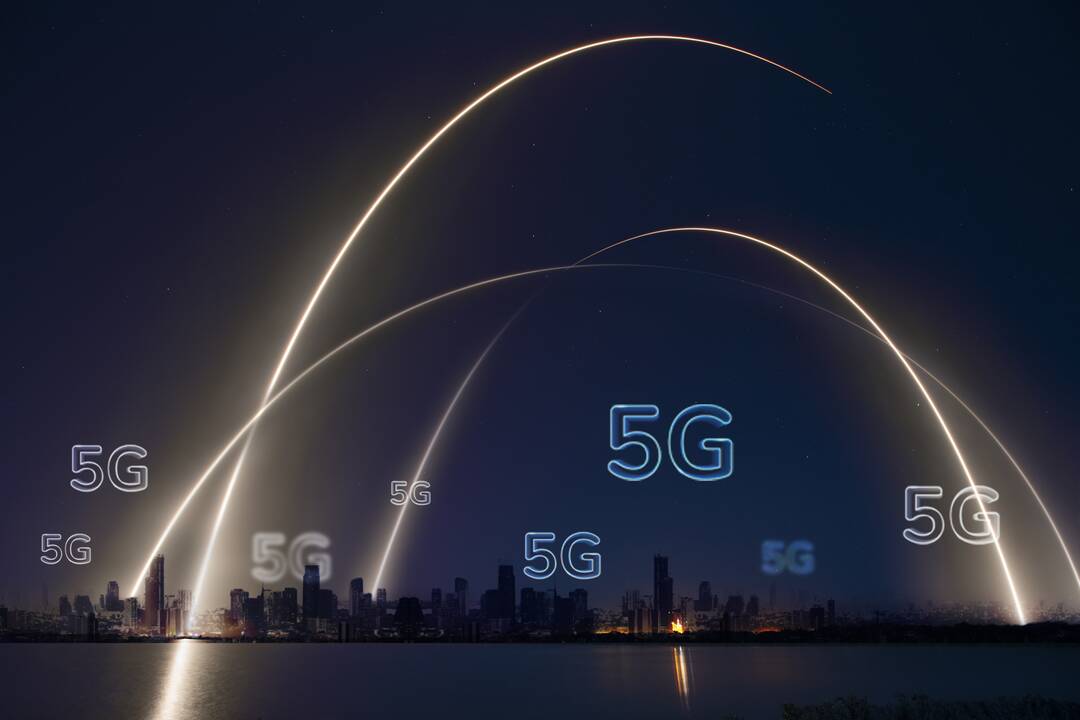 JAV įjungus 5G tinklus, didesnių skrydžių sutrikimų nefiksuota