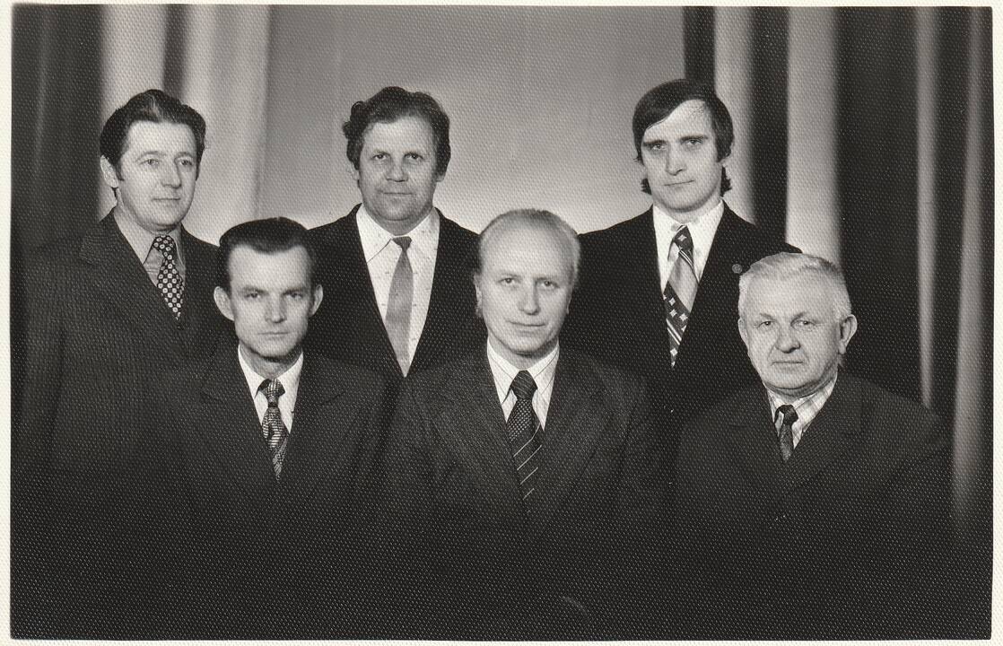 Prof. A. Radzevičius su kolega doc. Albertu Ruže.