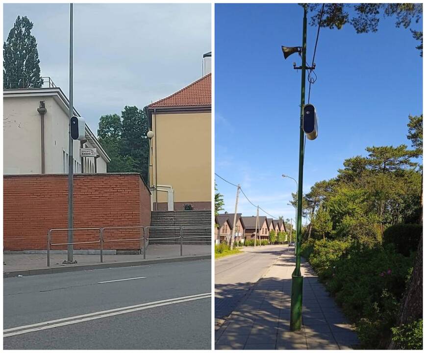 Užfiksavo: klaipėdiečiai iš karto pastebėjo, kad mieste atsirado du nauji matuokliai.