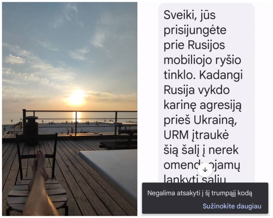 Ryšys: pasirodo, kad Rusija nuo Klaipėdos nėra jau taip toli – Smiltynėje mobilieji telefonai prisijungia prie Rusijos ryšio operatorių.