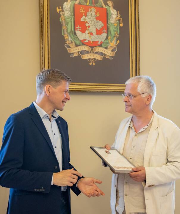 Remigijus Šimašius (kairėje) ir Marius Marcinkevičius (dešinėje).