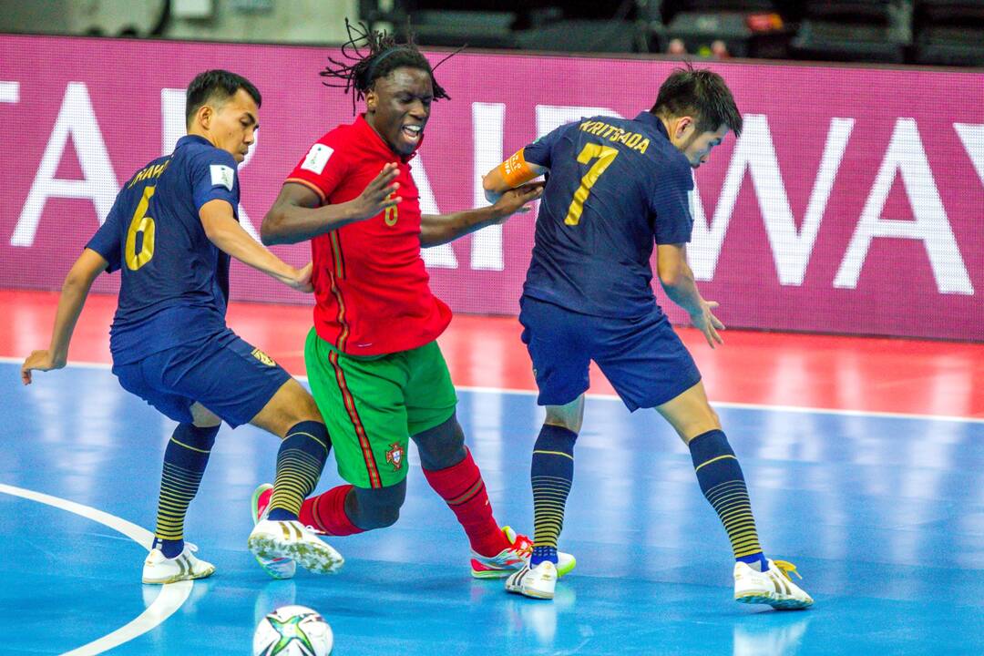 Triumfas: FIFA pasaulio salės futbolo čempionatą Lietuvoje laimėjo portugalai.