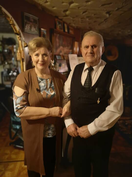 Larisa Kalpokaitė ir Antanas Kirvelevičius