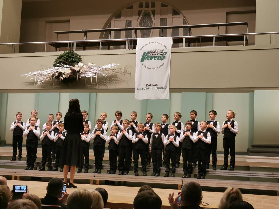 Profesionalai: po muzikos teorijos, solinio ir chorinio dainavimo pamokų „varpeliukai“ lipa į didžiąją sceną nejausdami streso.