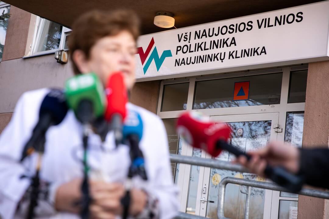 Dėl įtariamo skiepų klastojimo Naujosios Vilnios poliklinikoje – pasisakymas žiniasklaidai