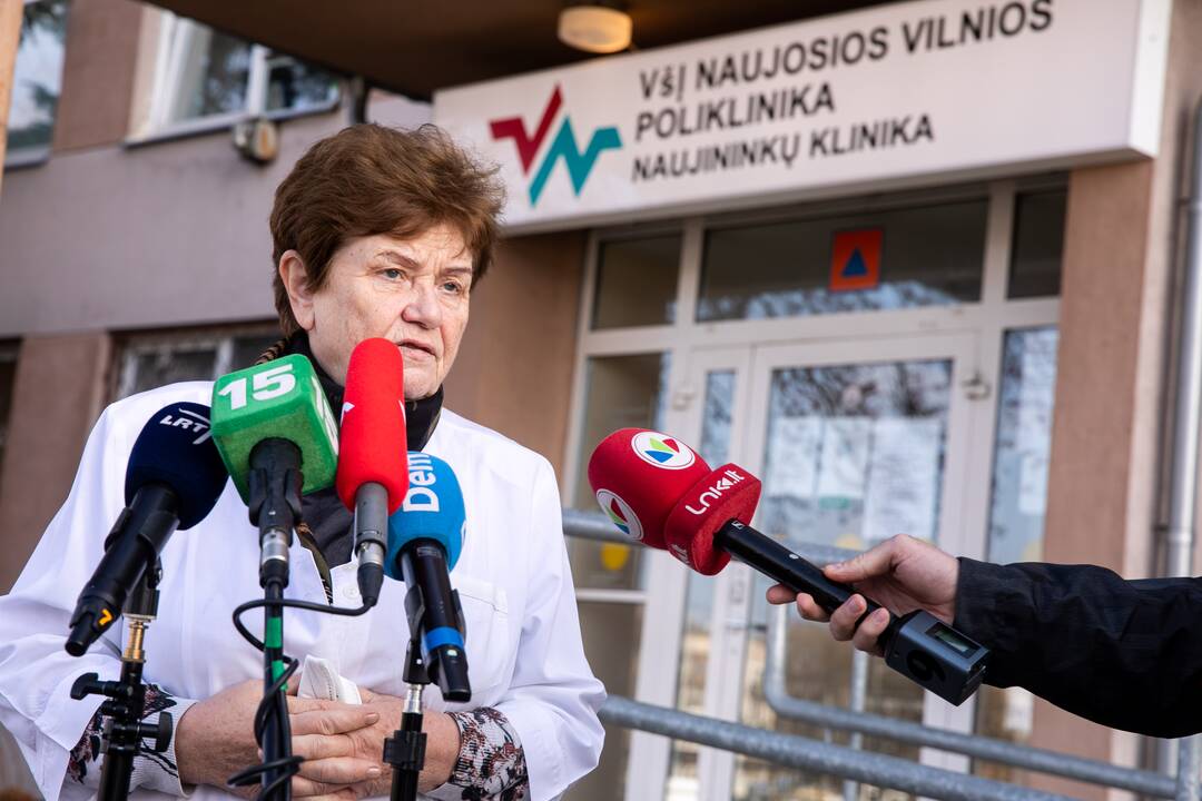 Dėl įtariamo skiepų klastojimo Naujosios Vilnios poliklinikoje – pasisakymas žiniasklaidai