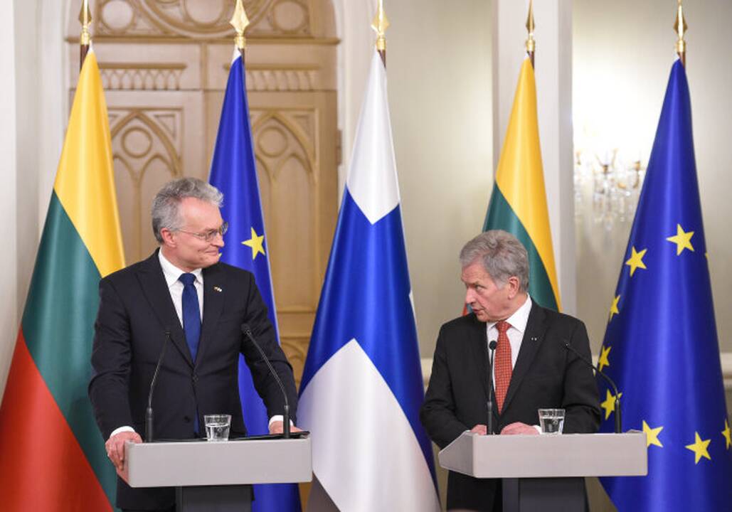 Gitanas Nausėda ir Sauli Niinistö