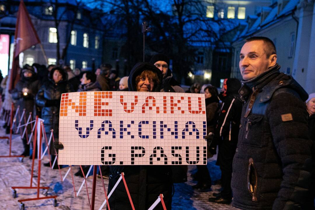 „Basų mamų“ protestas prieš galimybių pasą vaikams