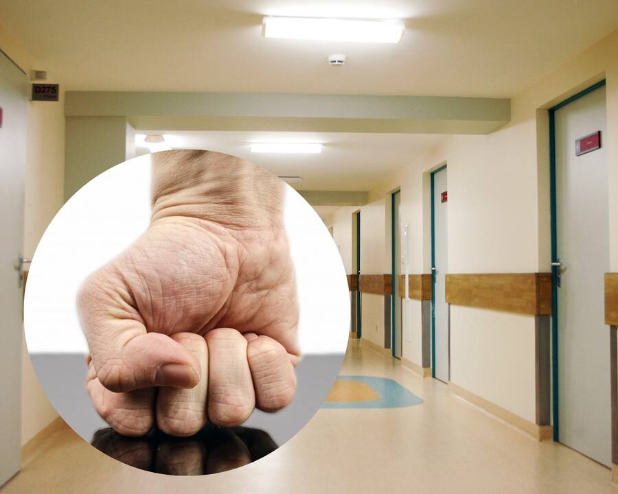 Girtas vyras siautėjo Šiaulių ligoninėje: nuplėšė gydytojui nuo veido kaukę, grasino visus atleisti