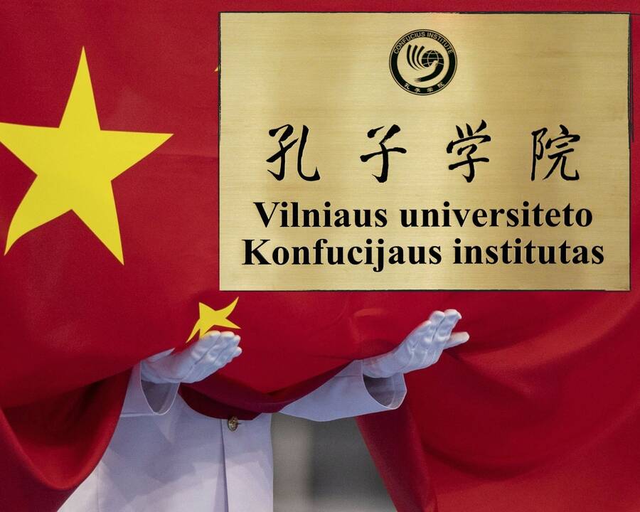 Nusitaikė į Vilniaus Konfucijaus institutą: įtaria, kad jame transliuoja kinišką tiesą