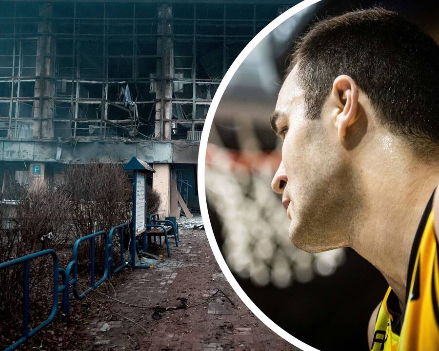 Krepšininkui teko bėgti iš bombarduojamos Ukrainos: papasakojo šokiruojančius išgyvenimus