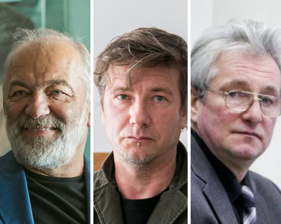 Iš kairės: Vidas Petkevičius, Dainius Liškevičius, Vytautas Miškinis