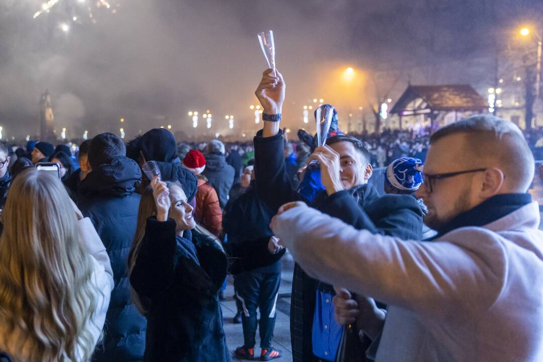 Vilnius pasitiko Naujuosius metus