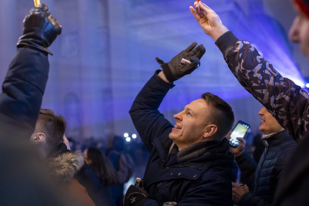 Vilnius pasitiko Naujuosius metus