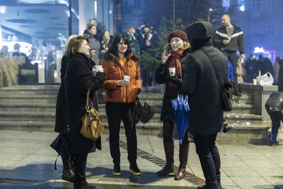 Vilnius pasitiko Naujuosius metus