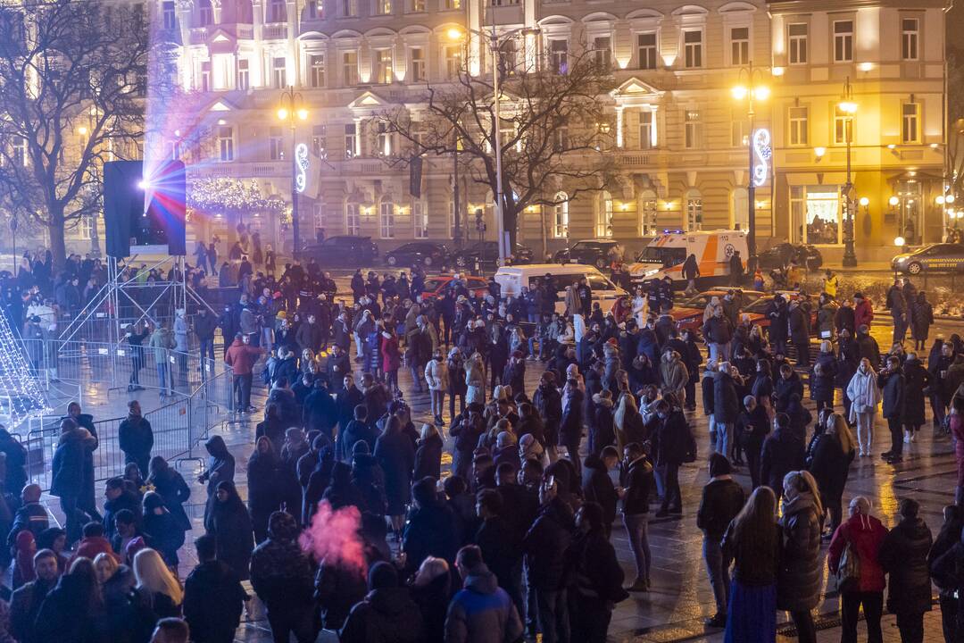 Vilnius pasitiko Naujuosius metus