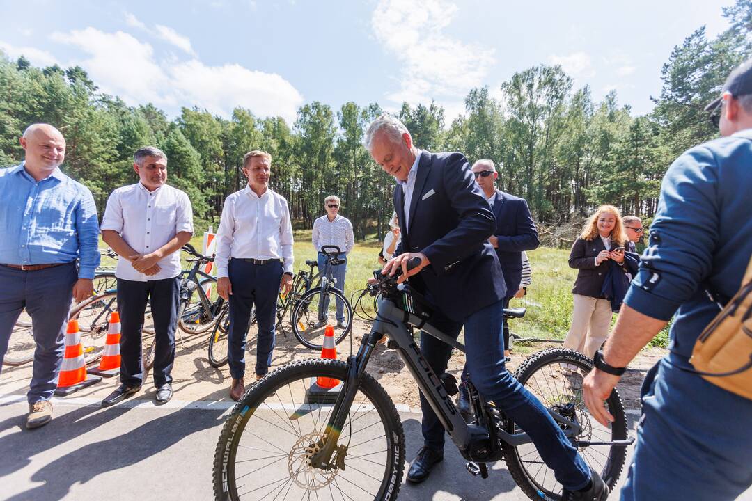 Smiltynės dviračių tako atidarymas