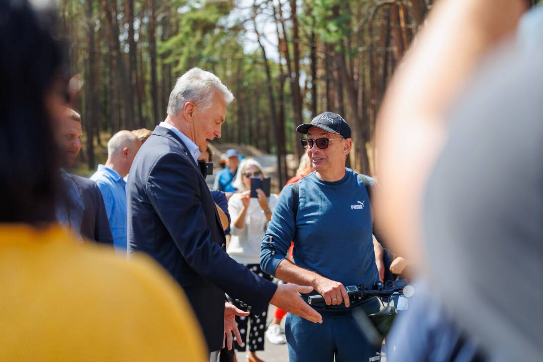 Smiltynės dviračių tako atidarymas