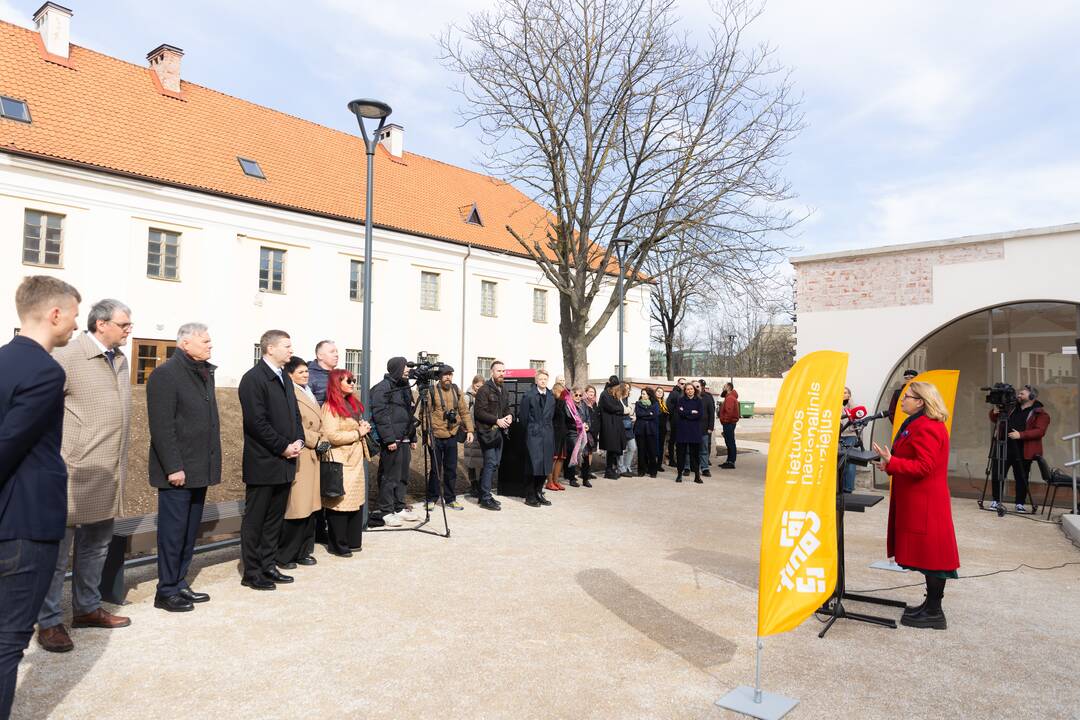  Lietuvos nacionalinis muziejus Gedimino kalno papėdėje atidarė Pilininko namą