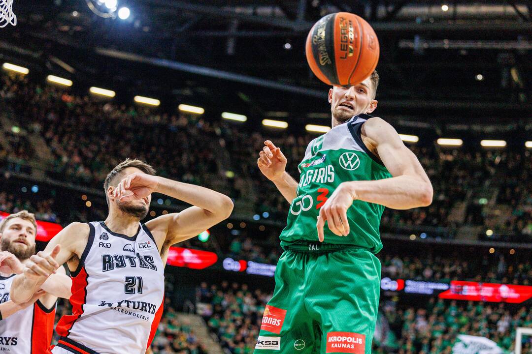 LKL rungtynės: Kauno „Žalgiris“ ir Vilniaus „Rytas“