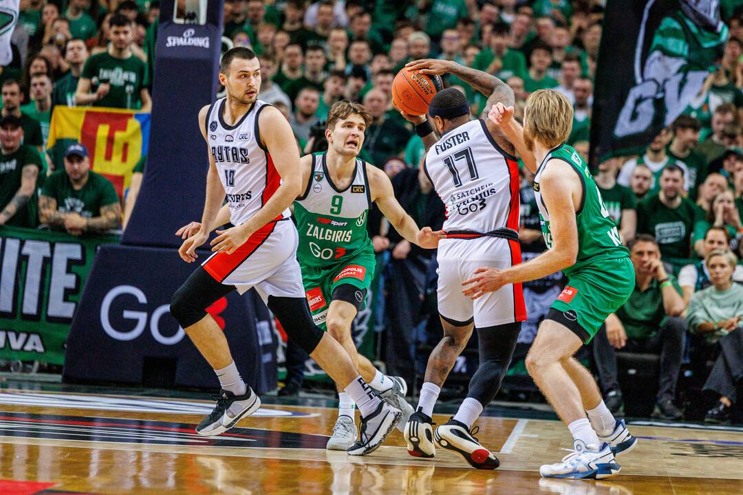 LKL rungtynės: Kauno „Žalgiris“ ir Vilniaus „Rytas“