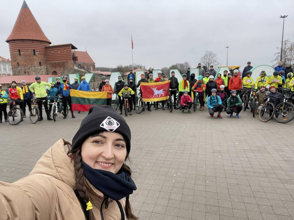 Galimybės: S. Dambrauskaitė-Bakutienė pamėgo dviratį kaip daugiausia laisvės suteikiančią transporto priemonę.