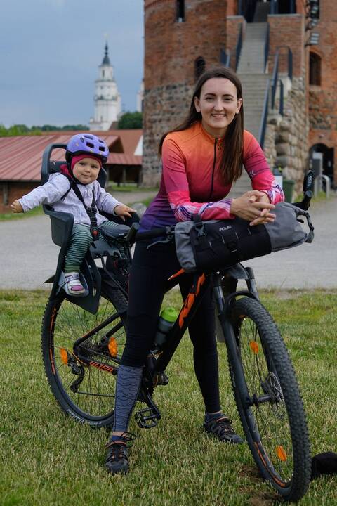 Galimybės: S. Dambrauskaitė-Bakutienė pamėgo dviratį kaip daugiausia laisvės suteikiančią transporto priemonę.