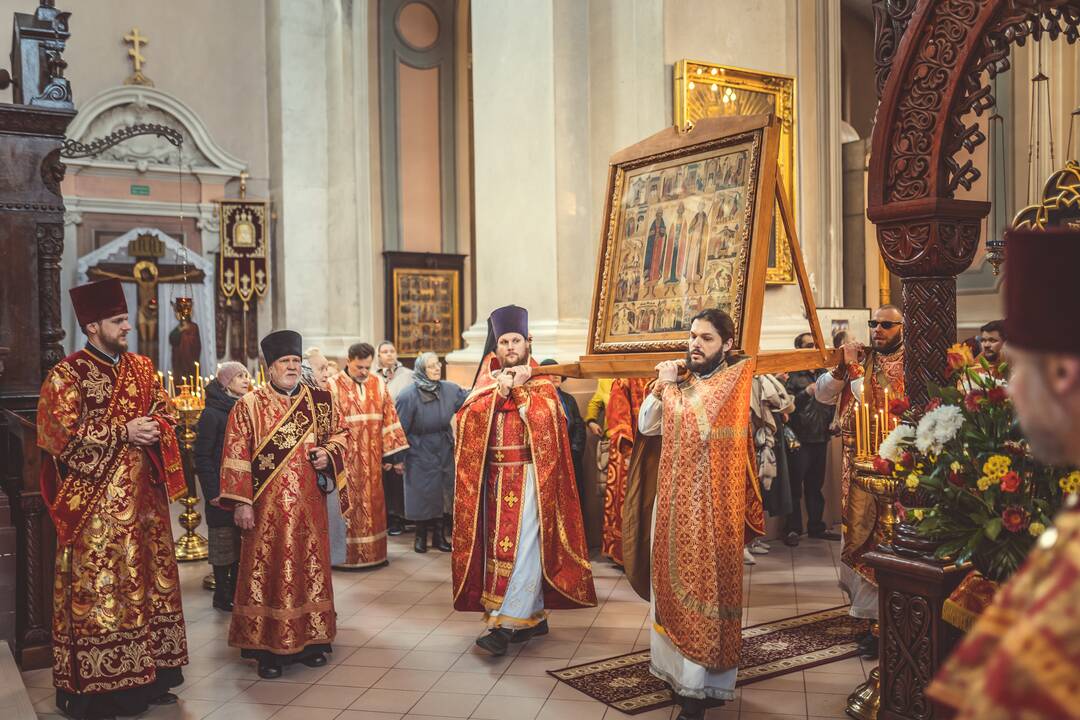Religinė procesija už Bažnyčios vienybę Vilniuje