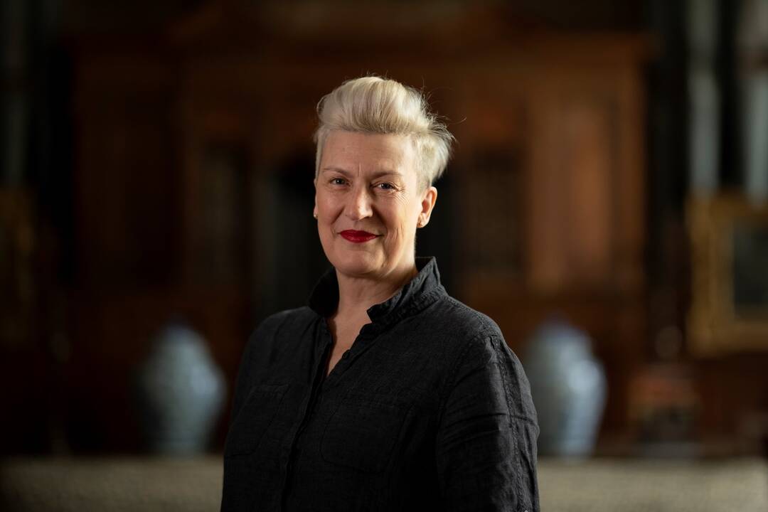 Dama Sarah Connolly (kairėje) ir Edgaras Montvidas. 